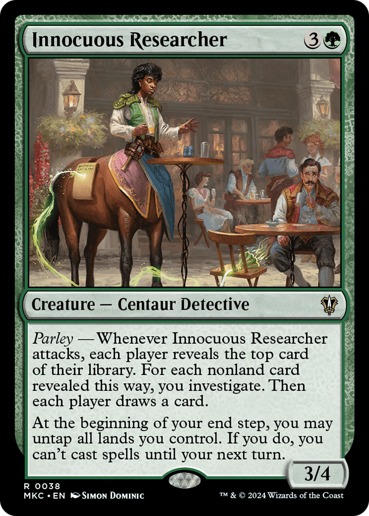 Image of Innocuous Researcher (MKC-038) - Murders at Karlov Manor Commander