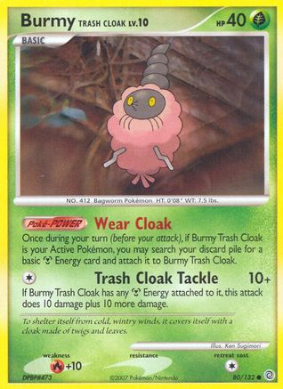 Image of Burmy Trash Cloak 080  Secret Wonders - Common