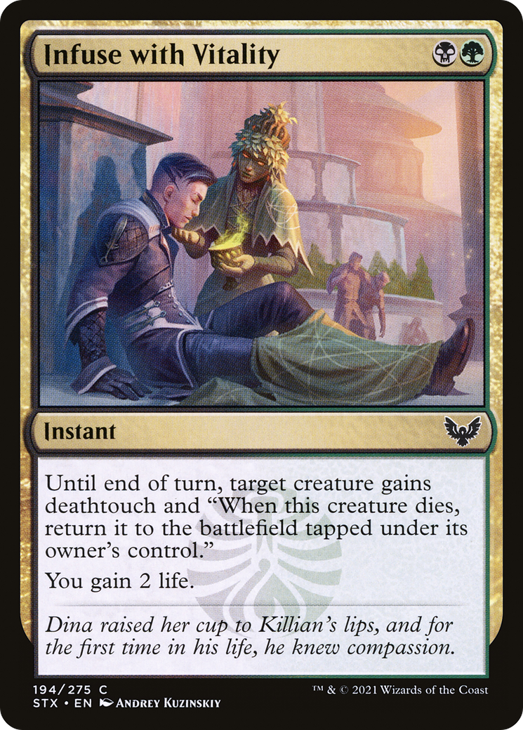Image of Infuse with Vitality (STX-194) - Strixhaven: School of Mages Foil