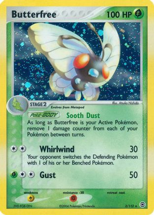Image of Butterfree 002  FireRed & LeafGreen - Holo Rare