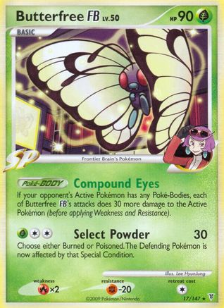 Image of Butterfree FB 017  Supreme Victors - Rare