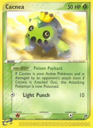 Image of Cacnea 057/100  - Reverse Holofoil Sandstorm - Common