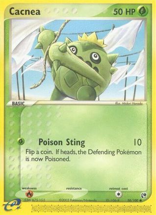 Image of Cacnea 058/100  - Reverse Holofoil Sandstorm - Common