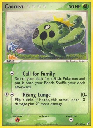 Image of Cacnea 047/100  Crystal Guardians - Common
