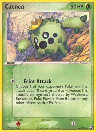 Image of Cacnea 046  - Reverse Holofoil Power Keepers - Common