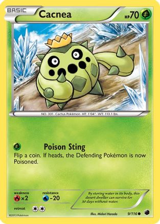 Image of Cacnea 009  - Reverse Holofoil Plasma Freeze - Common