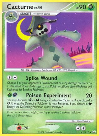 Image of Cacturne 042  Platinum - Uncommon
