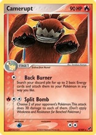 Image of Camerupt 004/107  Deck Exclusives - Rare
