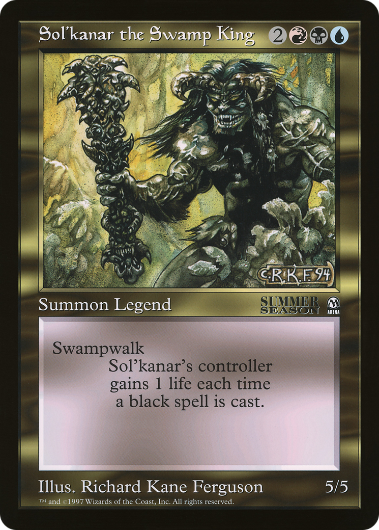 Image of Sol'kanar the Swamp King (OLEP-015) - Oversized League Prizes