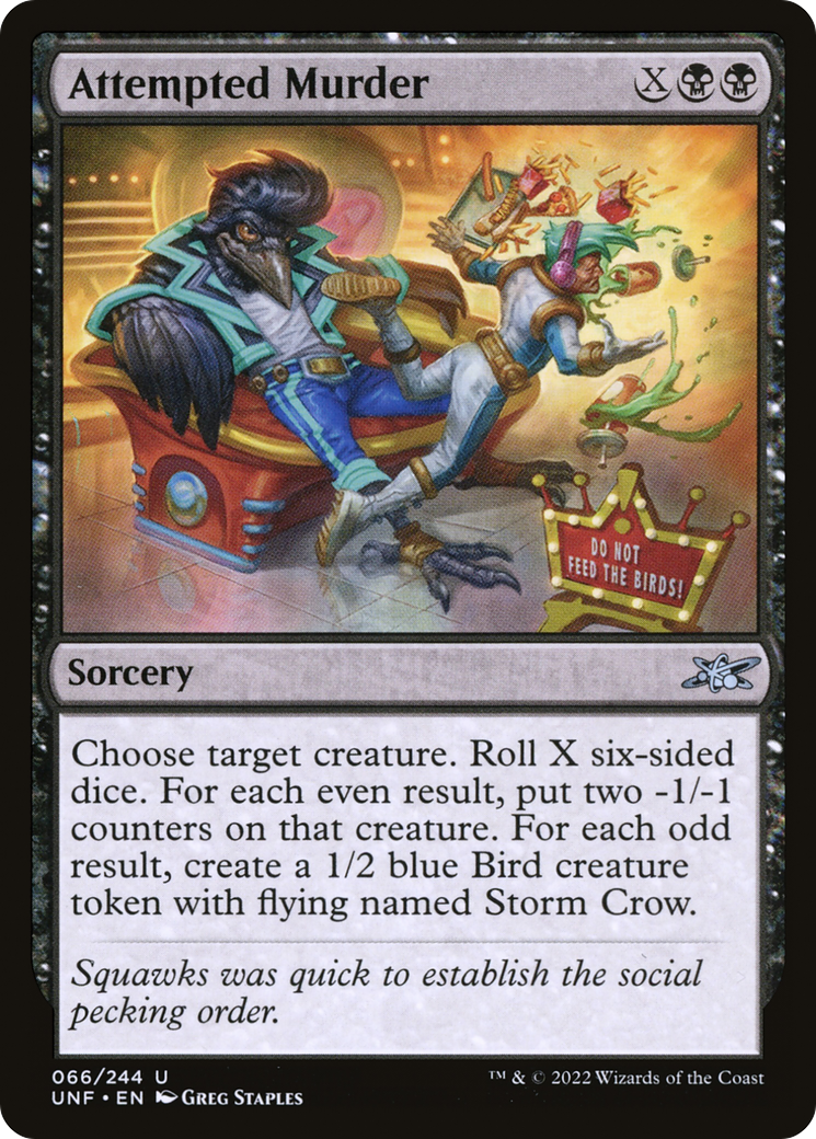 Image of Attempted Murder (UNF-066) - Unfinity Foil