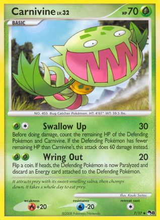 Image of Carnivine 007  POP Series 8 - Uncommon