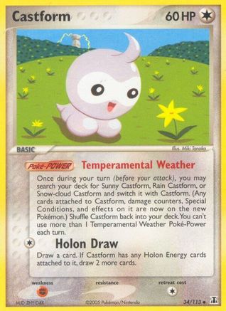Image of Castform 034  Delta Species - Uncommon