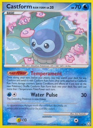 Image of Castform Rain Form 049  - Reverse Holofoil Legends Awakened - Uncommon
