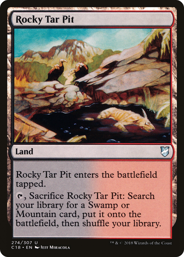 Image of Rocky Tar Pit (C18-274) - Commander 2018