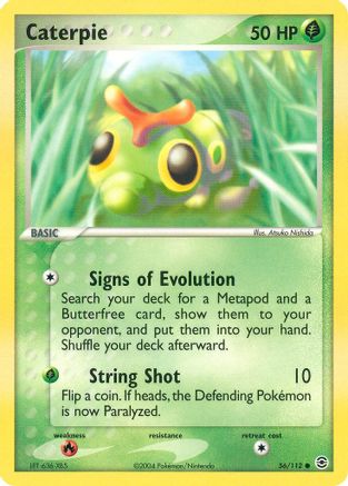 Image of Caterpie 056/112  FireRed & LeafGreen - Common