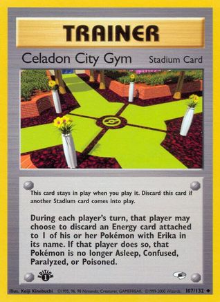 Image of Celadon City Gym 107/132  - Unlimited Gym Heroes - Uncommon