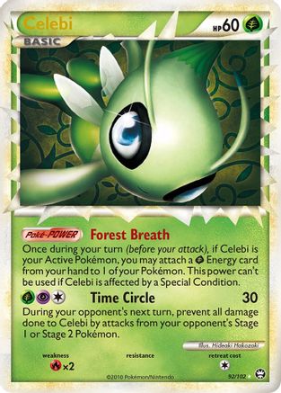 Image of Celebi (Prime) 092/102  - Holofoil Triumphant - Ultra Rare