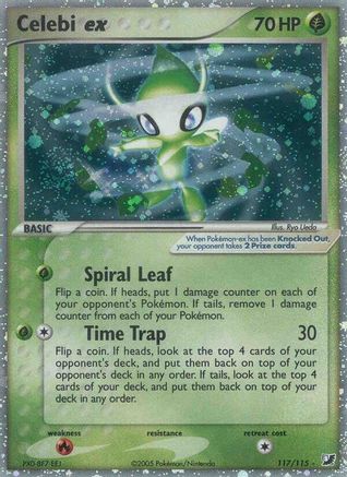 Image of Celebi ex 117  - Holofoil Unseen Forces - Secret Rare