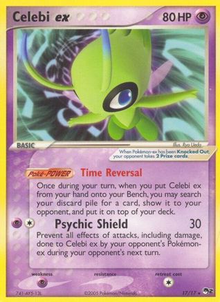 Image of Celebi ex (Non-Holo) 017  POP Series 2 - Ultra Rare