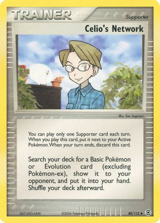 Image of Celio's Network 088/112  - Reverse Holofoil FireRed & LeafGreen - Uncommon