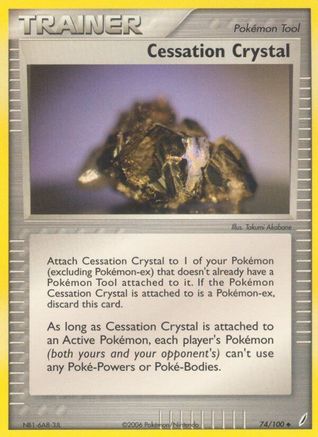 Image of Cessation Crystal 074/100  - Reverse Holofoil Crystal Guardians - Uncommon