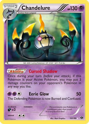 Image of Chandelure (Secret) 101  - Holofoil Next Destinies - Secret Rare