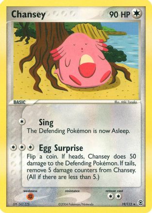 Image of Chansey 019  - Reverse Holofoil FireRed & LeafGreen - Rare