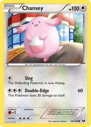 Image of Chansey (80) 080  Dark Explorers - Common