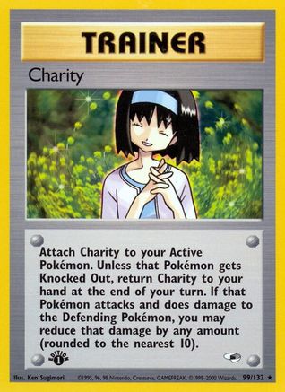 Image of Charity 099/132  - 1st Edition Gym Heroes - Rare