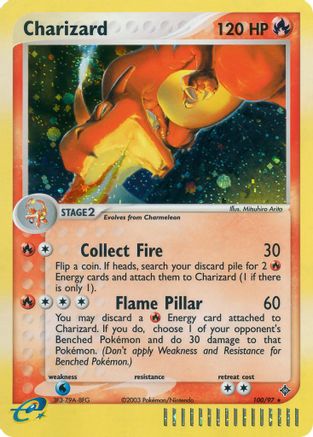 Image of Charizard 100  - Holofoil Dragon - Secret Rare