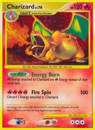 Image of Charizard 103  - Holofoil Stormfront - Secret Rare