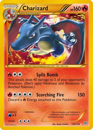 Image of Charizard 136  - Holofoil Plasma Storm - Secret Rare
