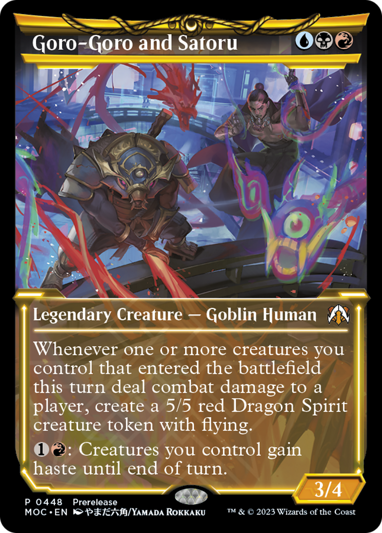 Image of Goro-Goro and Satoru (Showcase) (PRE-448) - March of the Machine Commander: (Showcase)