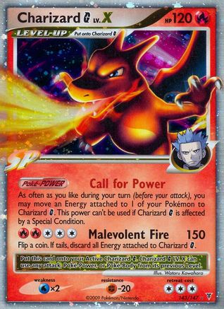 Image of Charizard G Lv.X 143  - Holofoil Supreme Victors - Ultra Rare