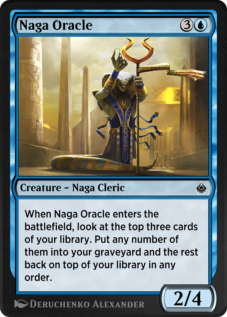 Image of Naga Oracle (AKR-069) - Amonkhet Remastered