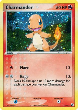 Image of Charmander 113/112  FireRed & LeafGreen - Secret Rare