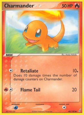 Image of Charmander 048/100  Crystal Guardians - Common