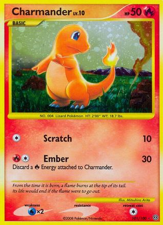 Image of Charmander 101  - Holofoil Stormfront - Secret Rare