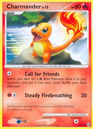 Image of Charmander 059/99  - Reverse Holofoil Arceus - Common
