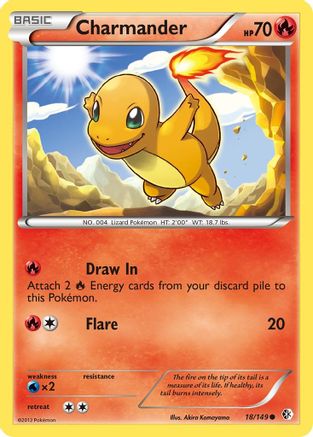 Image of Charmander 018/149  Boundaries Crossed - Common