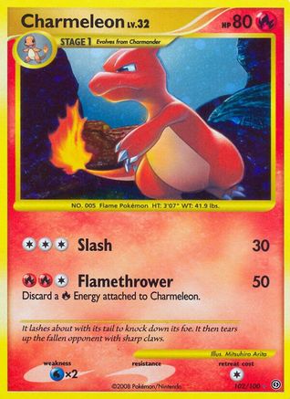 Image of Charmeleon 102  - Holofoil Stormfront - Secret Rare