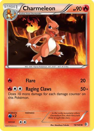 Image of Charmeleon 019/149  Boundaries Crossed - Uncommon