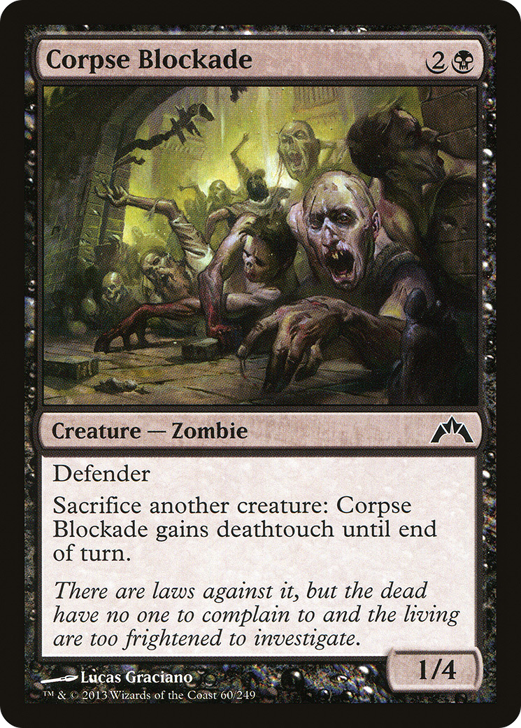 Image of Corpse Blockade (GTC-060) - Gatecrash