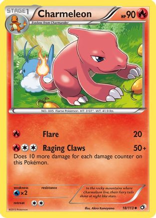 Image of Charmeleon 018/113  Legendary Treasures - Uncommon