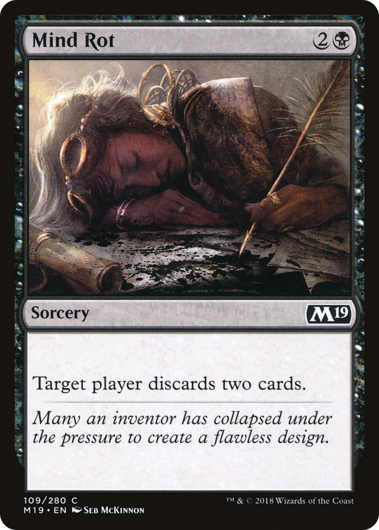 Image of Mind Rot (M19-109) - Core Set 2019 Foil