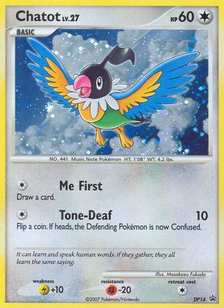 Image of Chatot DP14  - Holofoil Diamond and Pearl Promos - Promo