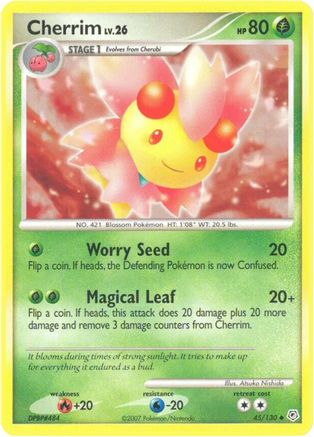 Image of Cherrim 045/130  - Reverse Holofoil Diamond and Pearl - Uncommon