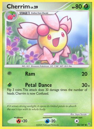 Image of Cherrim 055  - Reverse Holofoil Supreme Victors - Uncommon