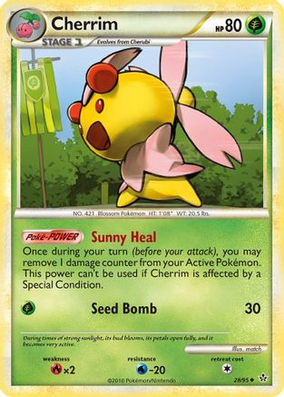 Image of Cherrim 028/95  - Reverse Holofoil Unleashed - Uncommon