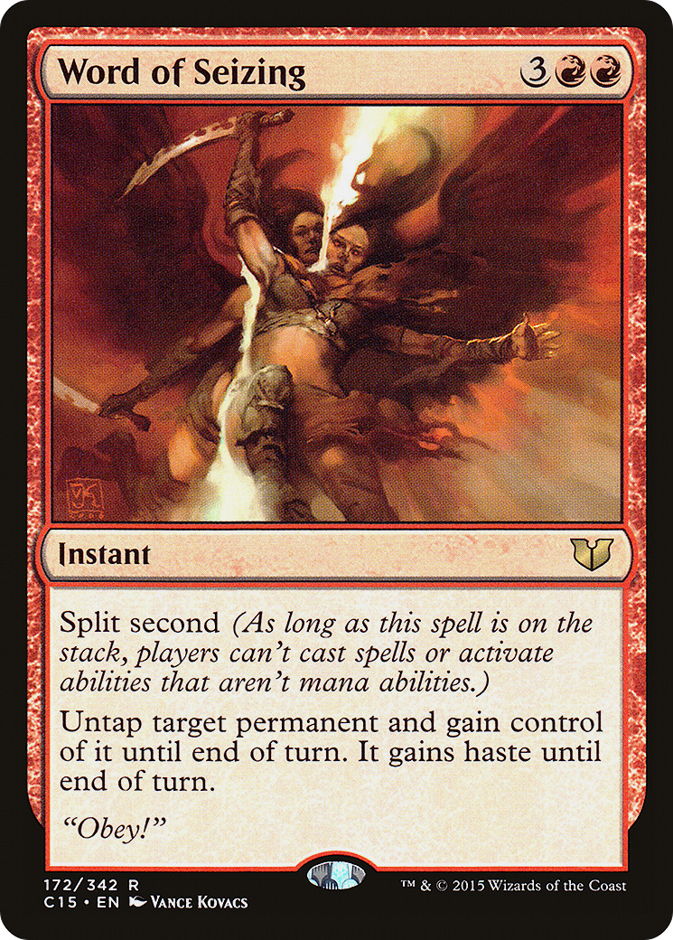 Image of Word of Seizing (C15-172) - Commander 2015